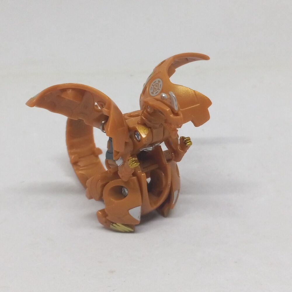 Bakugan Geogan Rising Spin Master Brown Aurelus Dragonoid B600 Figure Only